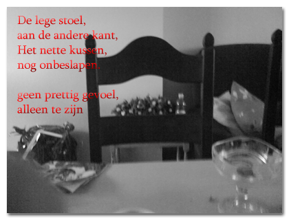 Een lege stoel